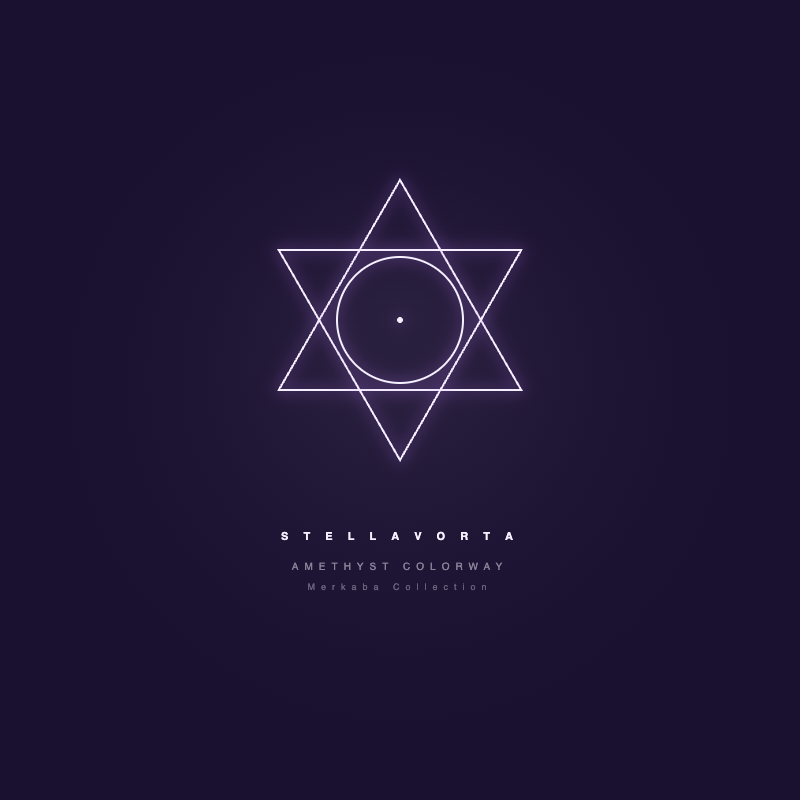 Merkaba Tee — Amethyst