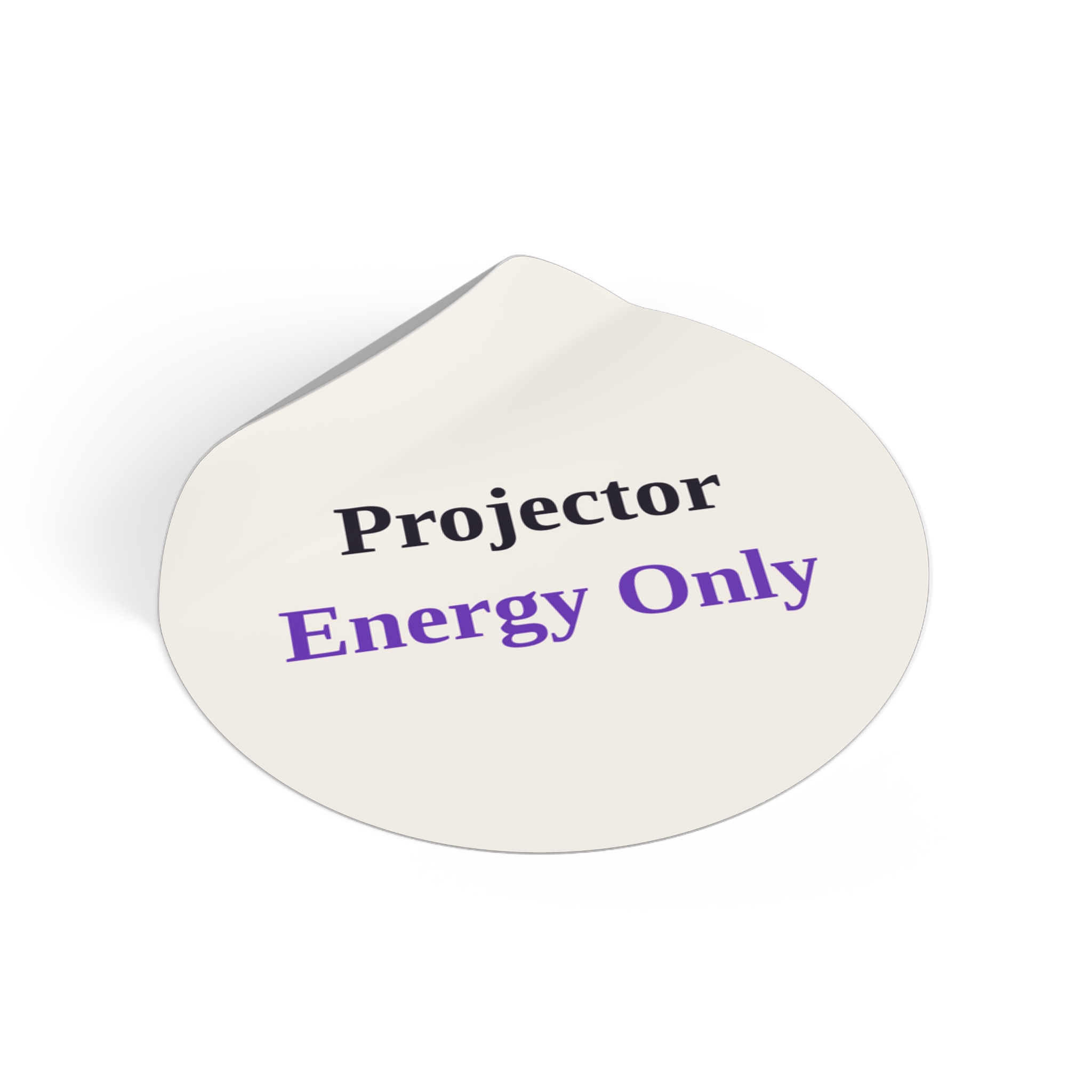 Projector Energy Only Sticker (Light) - Image 2