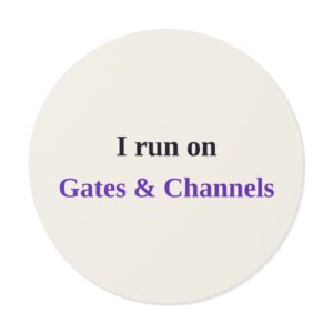 I Run on Gates & Channels Sticker (Light)