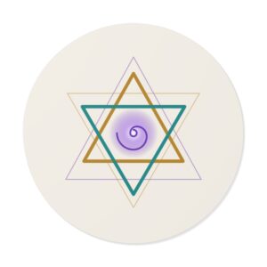 Merkaba Mark Sticker (Light)